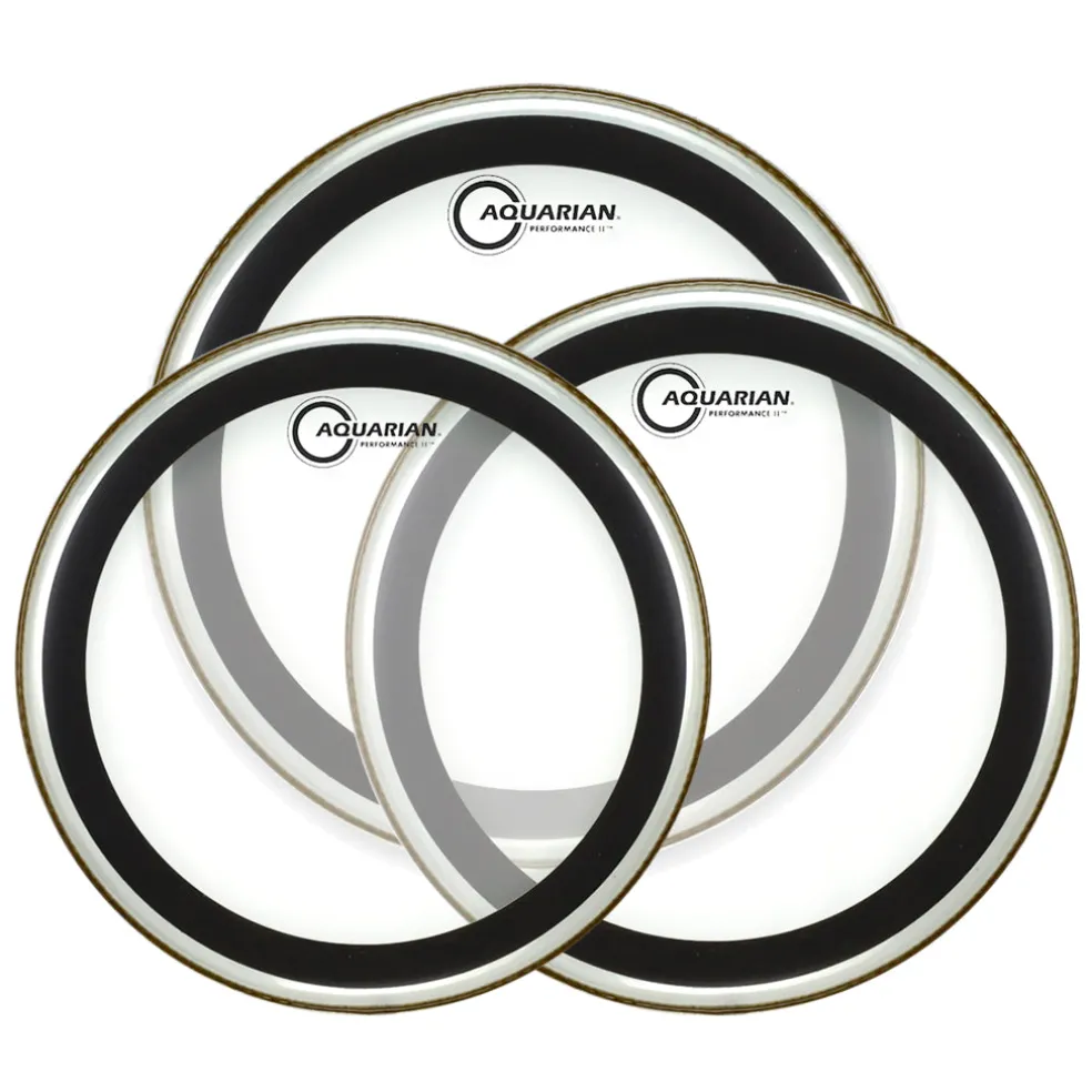 Aquarian Performance II Clear Pack 10", 12" & 14"