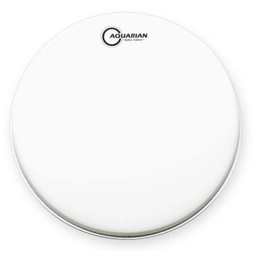 Aquarian TRP14 14" Triple Threat Snare - White Texture Coated