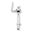 Gibraltar Medium 10.5mm L-Rod Ball Arm