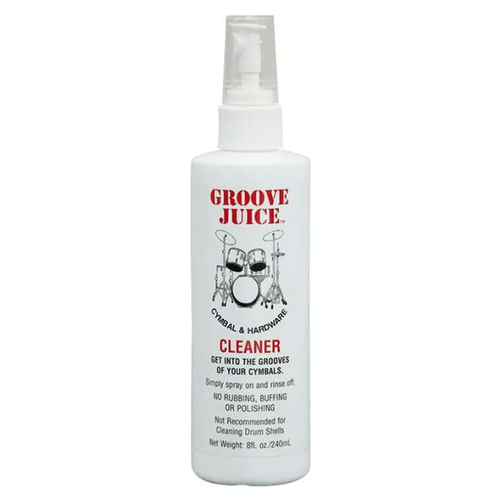Groove Juice Cymbal & Hardware Cleaner Spray Bottle