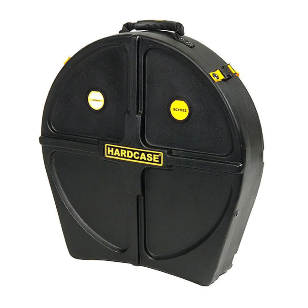 Hardcase 24" Black Cymbal Case With Wheels