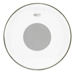 Ludwig 24" Powerstroke 3 Clear Silver Dot