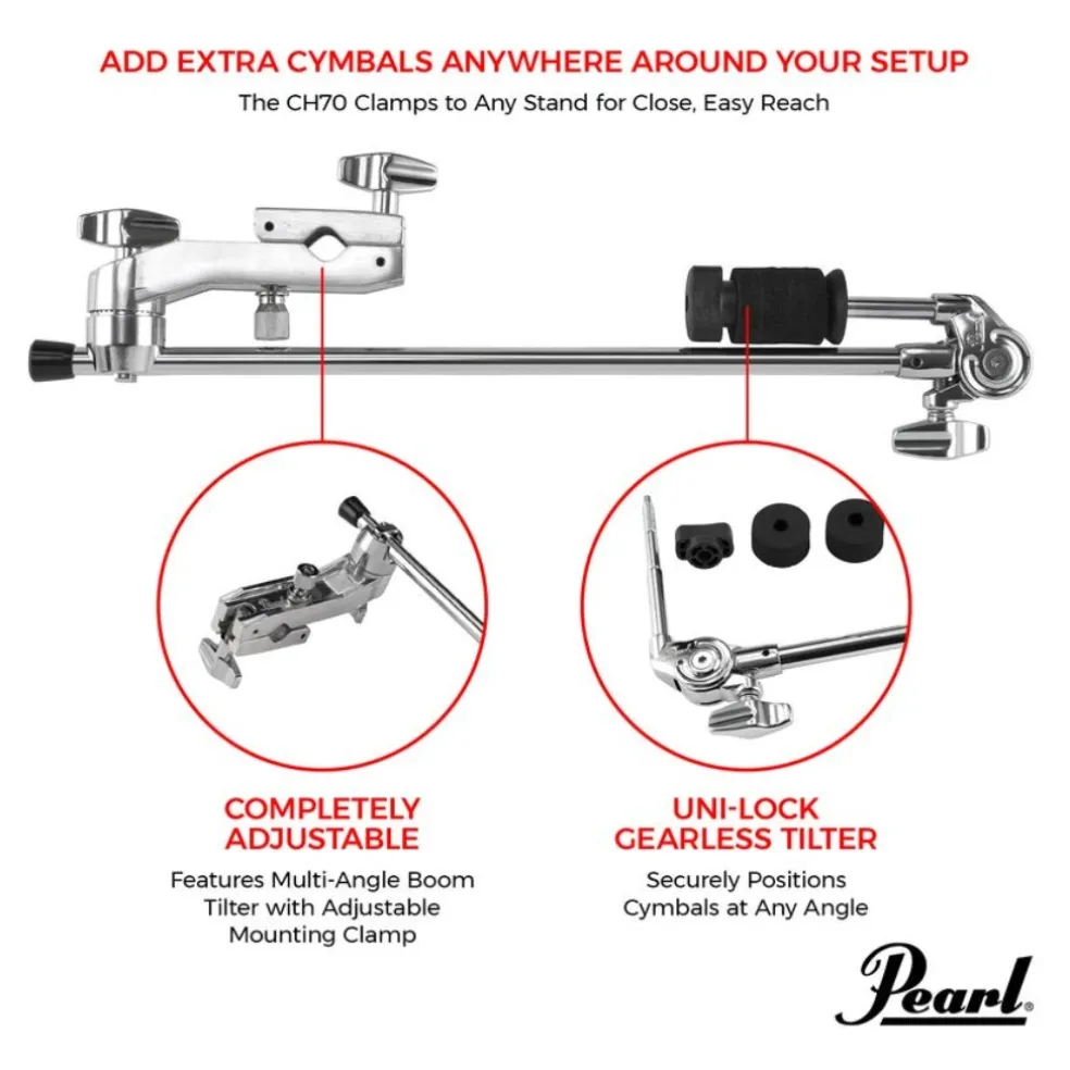 Pearl CH70 Mini Cymbal Boom Arm And Clamp
