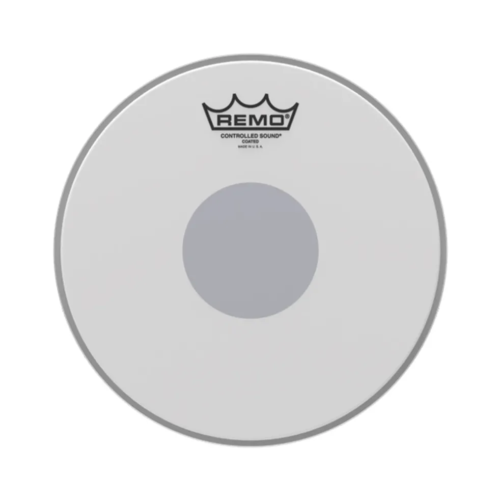 Remo Controlled Sound Coated w/ Bottom Black Dot Drumhead - 18 inches