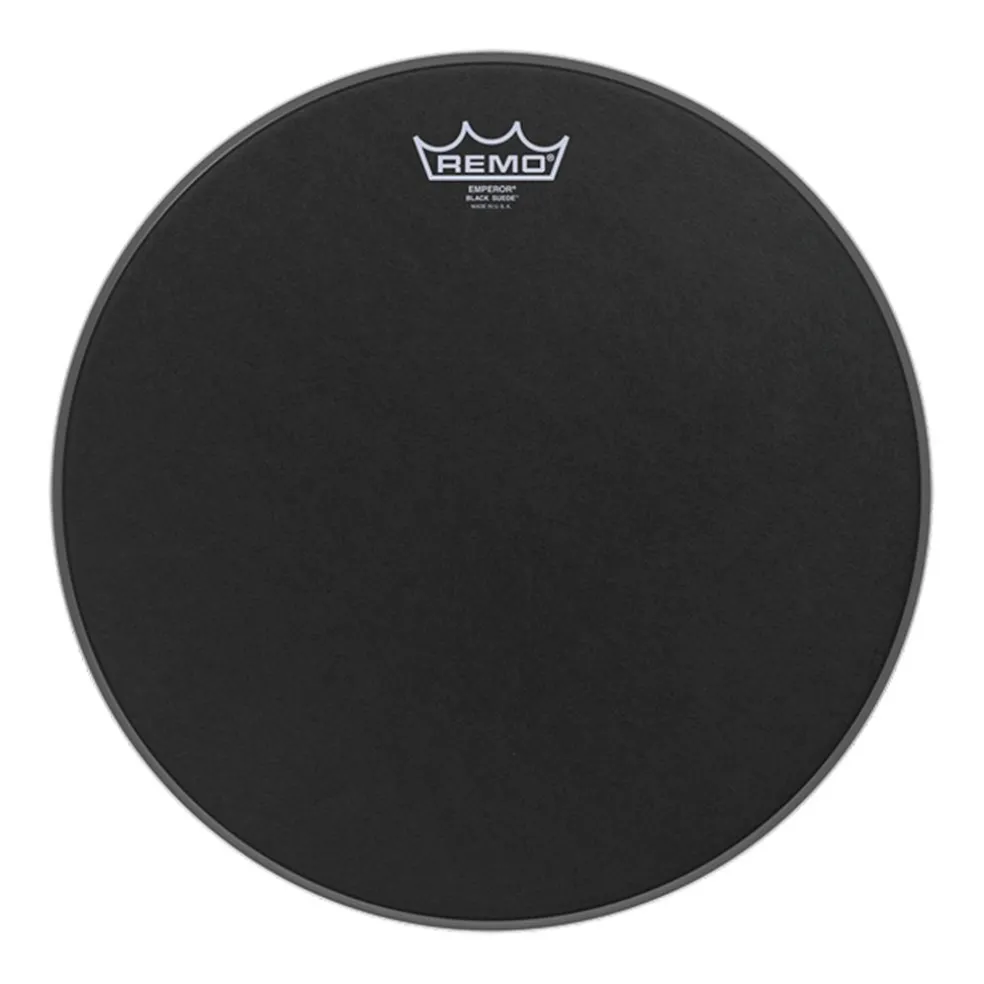 Remo 13" Emperor Black Suede