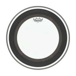 Remo SMT Ambassador Clear 20" Bass Drum. Includes 21⁄2" Falam Patch