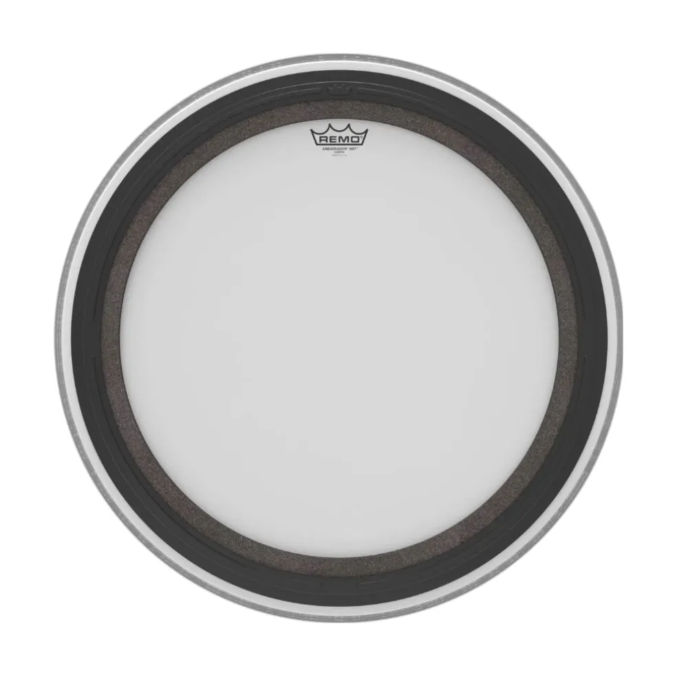 Remo SMT Ambassador Coated 18" Bass Drum Includes 21⁄2" Falam Patch