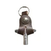 Tackle Leather Drum Key Case - Mahogany