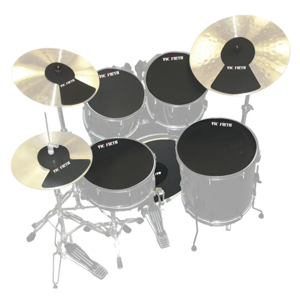 Vic Firth Rock Pre Pack Mutes - 12'', 13'', 14'', 16'', 22'', Hi-Hat & Cymbals (2)