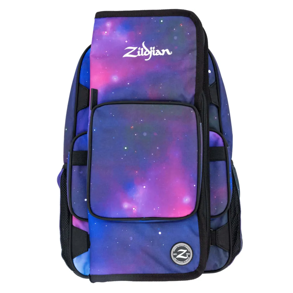 Zildjian Student Backpack w/Detachable Stick Bag - Purple Galaxy